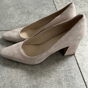 Marc Fisher LTD Zala suede block heel pump 8.5